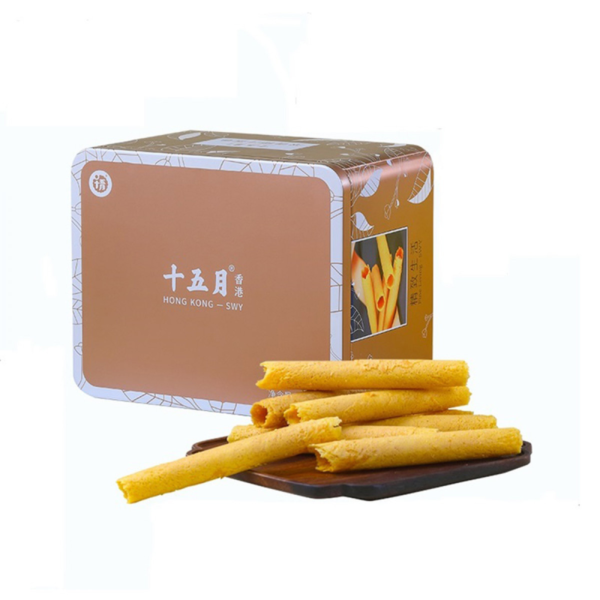 (世星阳光)  十五月生椰拿铁蛋卷礼盒  420g 香酥脆才是好蛋卷 进口椰浆 进口黄油