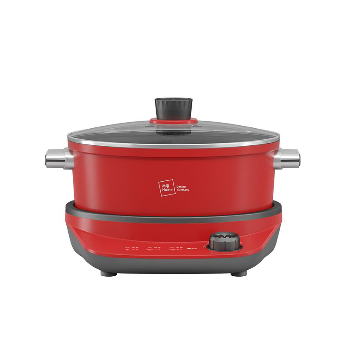 （巨邦佑）BJ+米技 电热锅(鸳鸯电火锅)EMP-L6011 6L多功能锅一锅多用鸳鸯双味1800w大火力