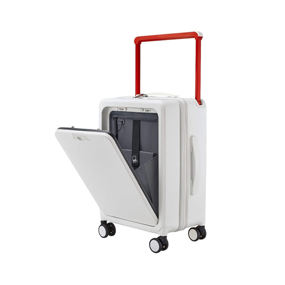 （康恩）泰梦漫步星空宽拉杆旅行箱（拉链款）TM-L1936珍珠白20英寸