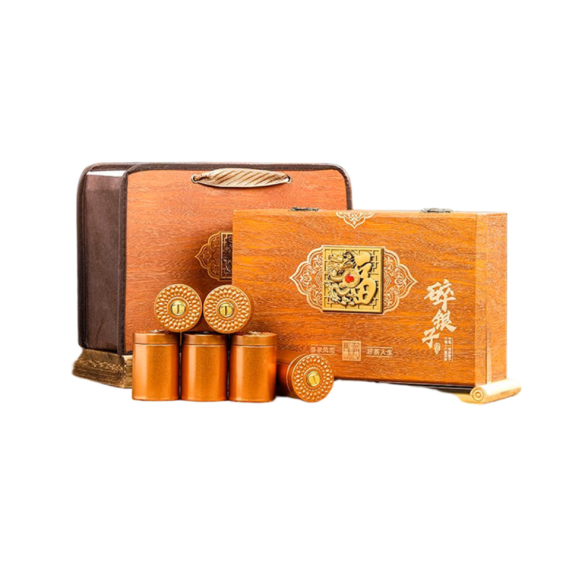 （康恩）素言茶坊龙福碎银子糯米香普洱云南原产油润饱满醇香十足210g