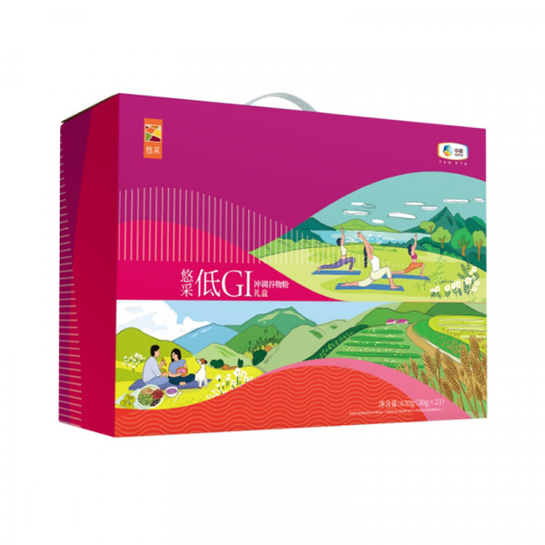 （中合誉品）悠采每日低GI冲调谷物粉礼盒630g （30g*21包） 轻食代餐速食早餐