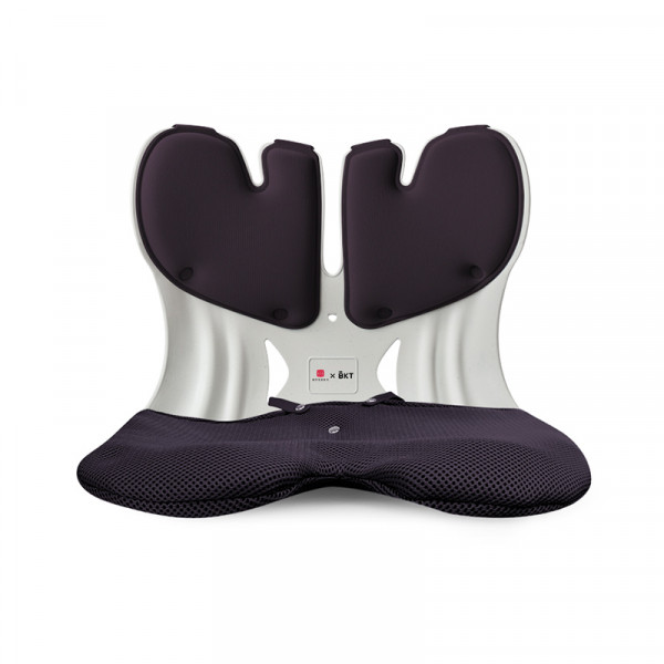 （康恩）BKT人体工学护腰坐姿椅（超大版黑色带坐套）