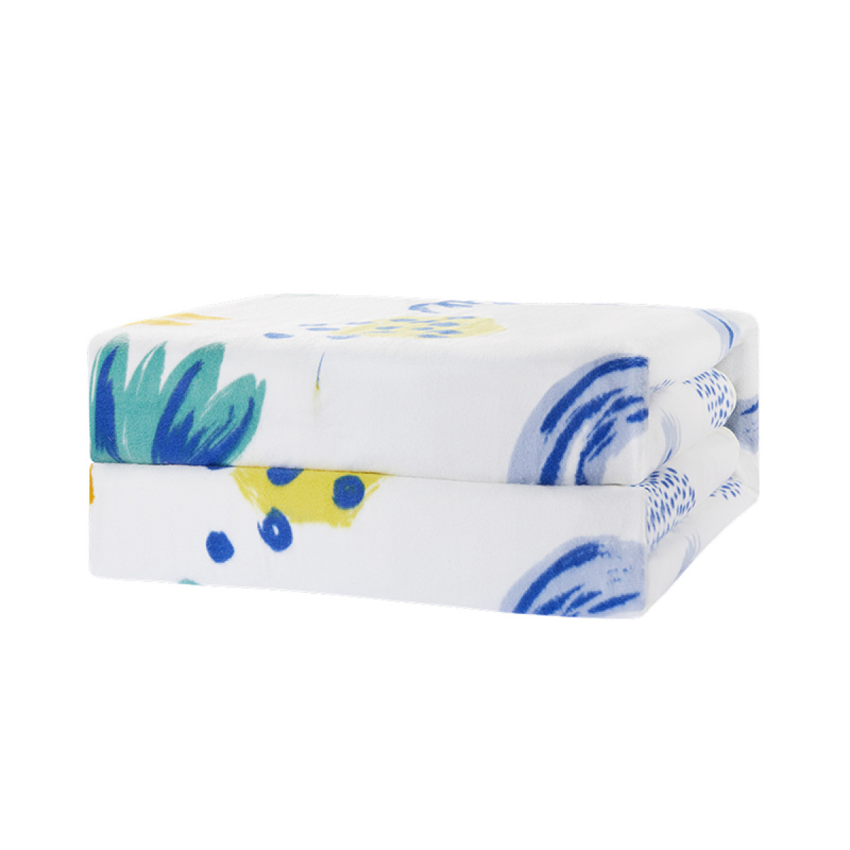 （中合誉品）彩虹全线路安全保护双控双温电热毯（特大宽幅）舒适绒2米*1.8米 自动断电除螨除菌定时双温双控