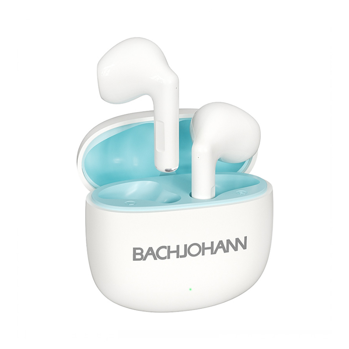 （汇景缘）德国巴赫T2 无线蓝牙耳机半入耳式耳机 音乐耳机通用苹果华为小米手机 白色【智能触控】半入耳