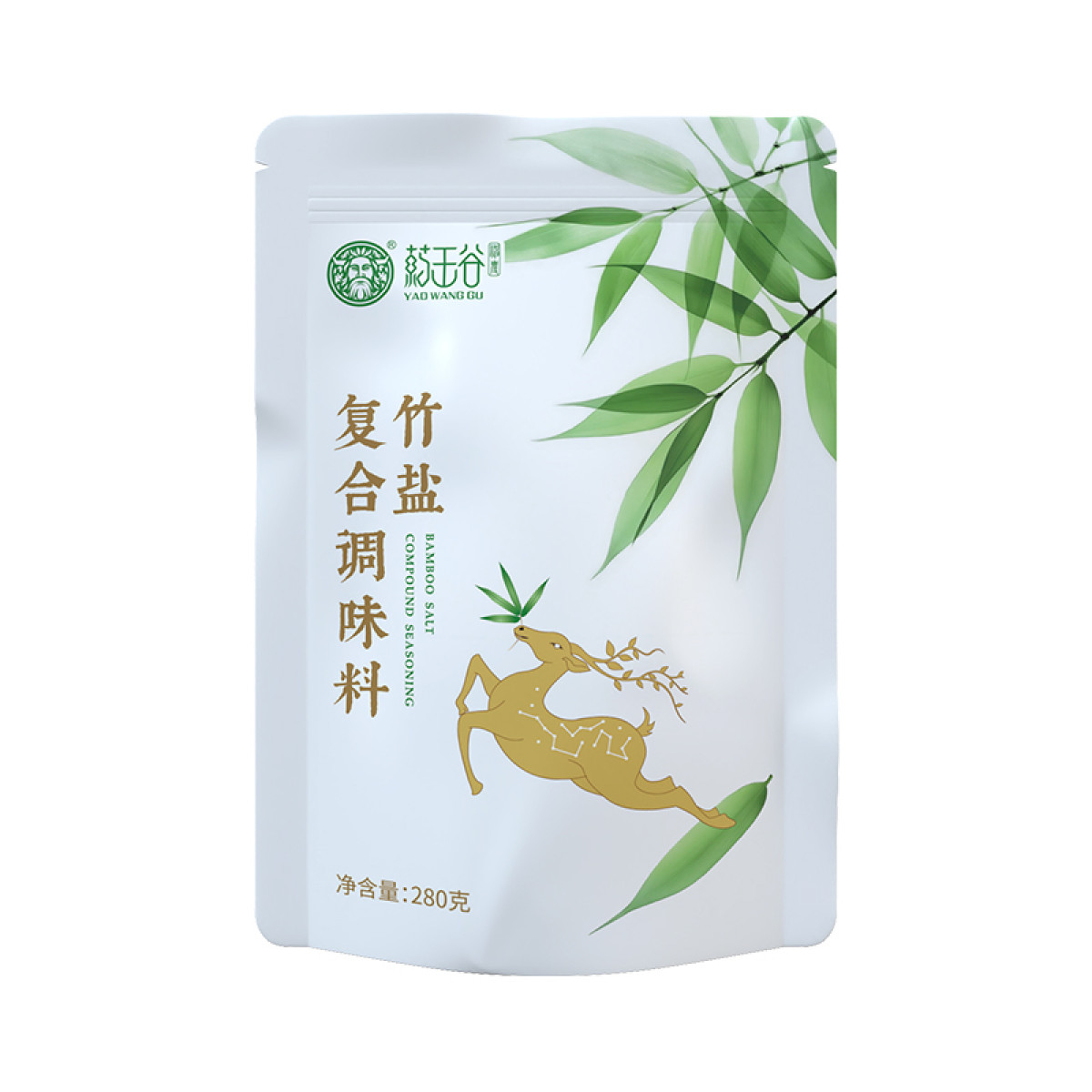 （原森堂）天道 绿天源一烤竹盐280克未加碘无抗结剂，低钠弱碱煅烤