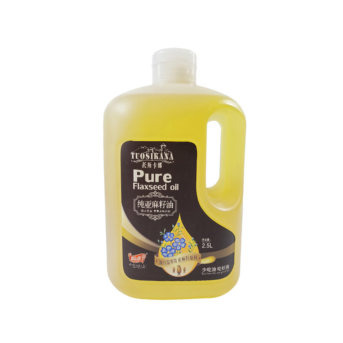 （巨邦佑）BJ+厨道 托斯卡娜纯亚麻籽油2.5L 精选优质原料营养健康美味食用油