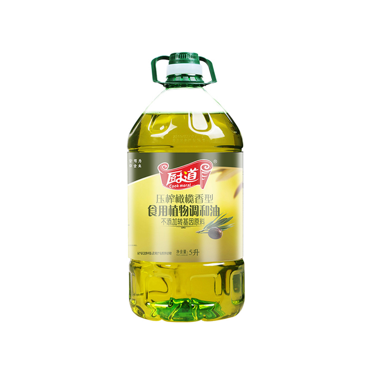 （巨邦佑）BJ+厨道 压榨橄榄食用植物调和油5L 精选优质原料营养健康美味食用油