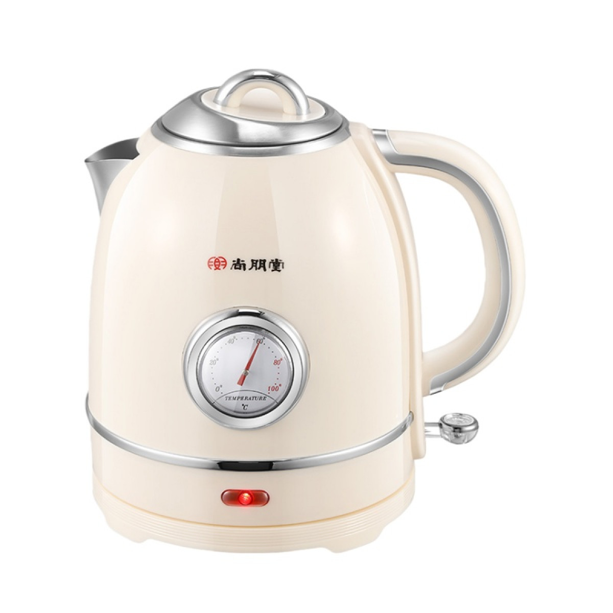 （世星阳光）+尚朋堂 电热水壶S-SH135CD 1.3L 复古305不锈钢内胆自动断电烧水壶
