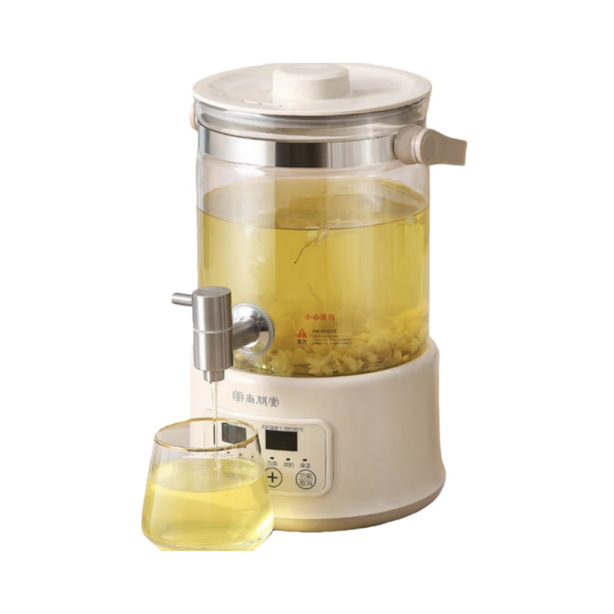 （世星阳光）+尚朋堂 水龙头养生壶S-YS0253T 家用办公室恒温养生杯多功能烧水花茶壶