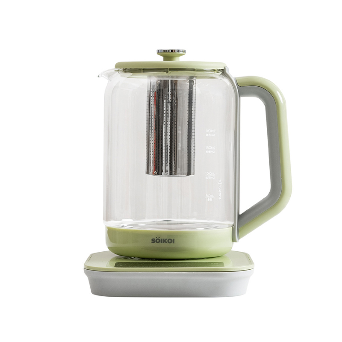 （巨邦佑）BJ+SOIKOI司崎库 多功能养生壶 1.8L CD-C918 全自动加厚高硼硅玻璃茶壶