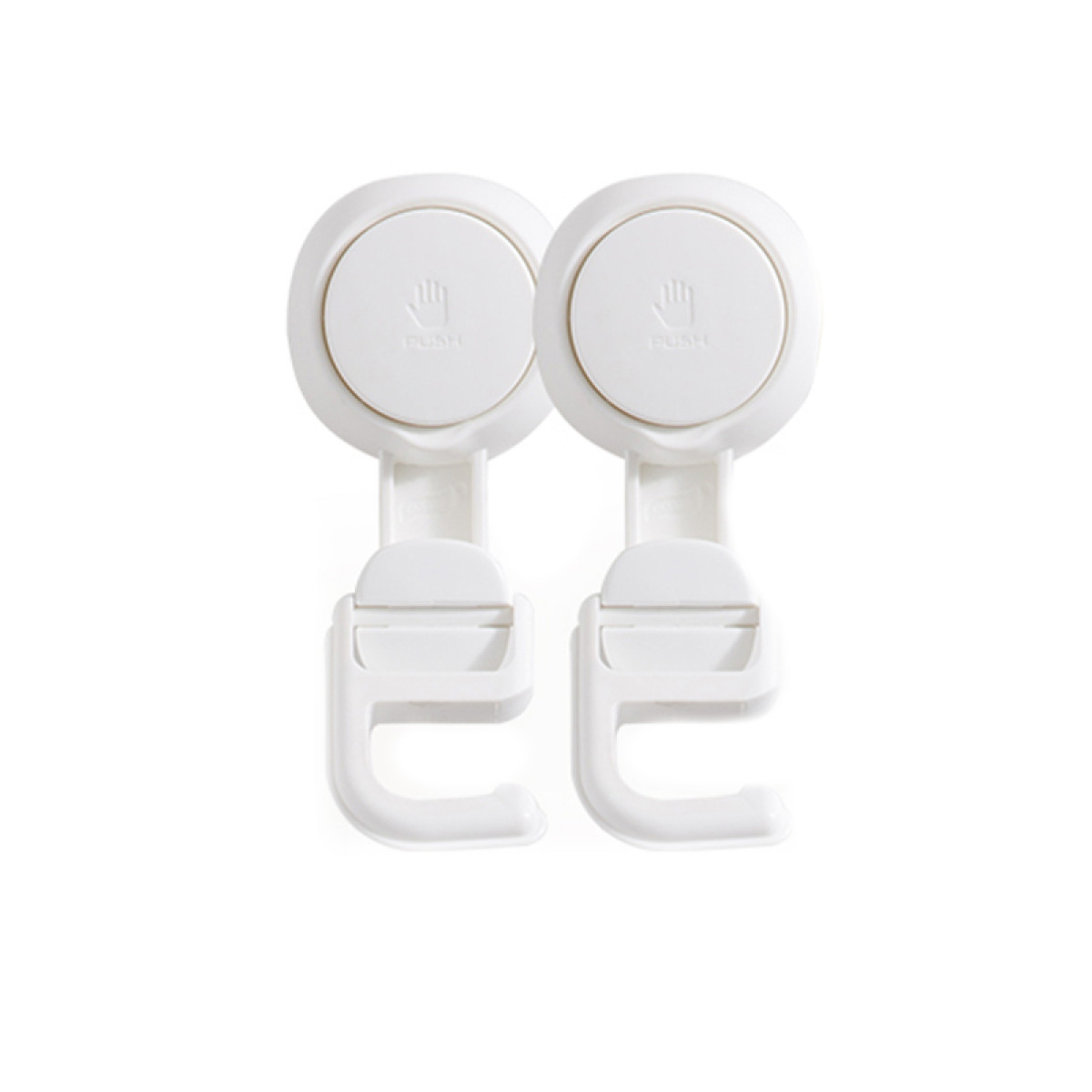 （巨邦佑）BJ+太力多功能吸盘拖把架2个 神器收纳置物架挂架