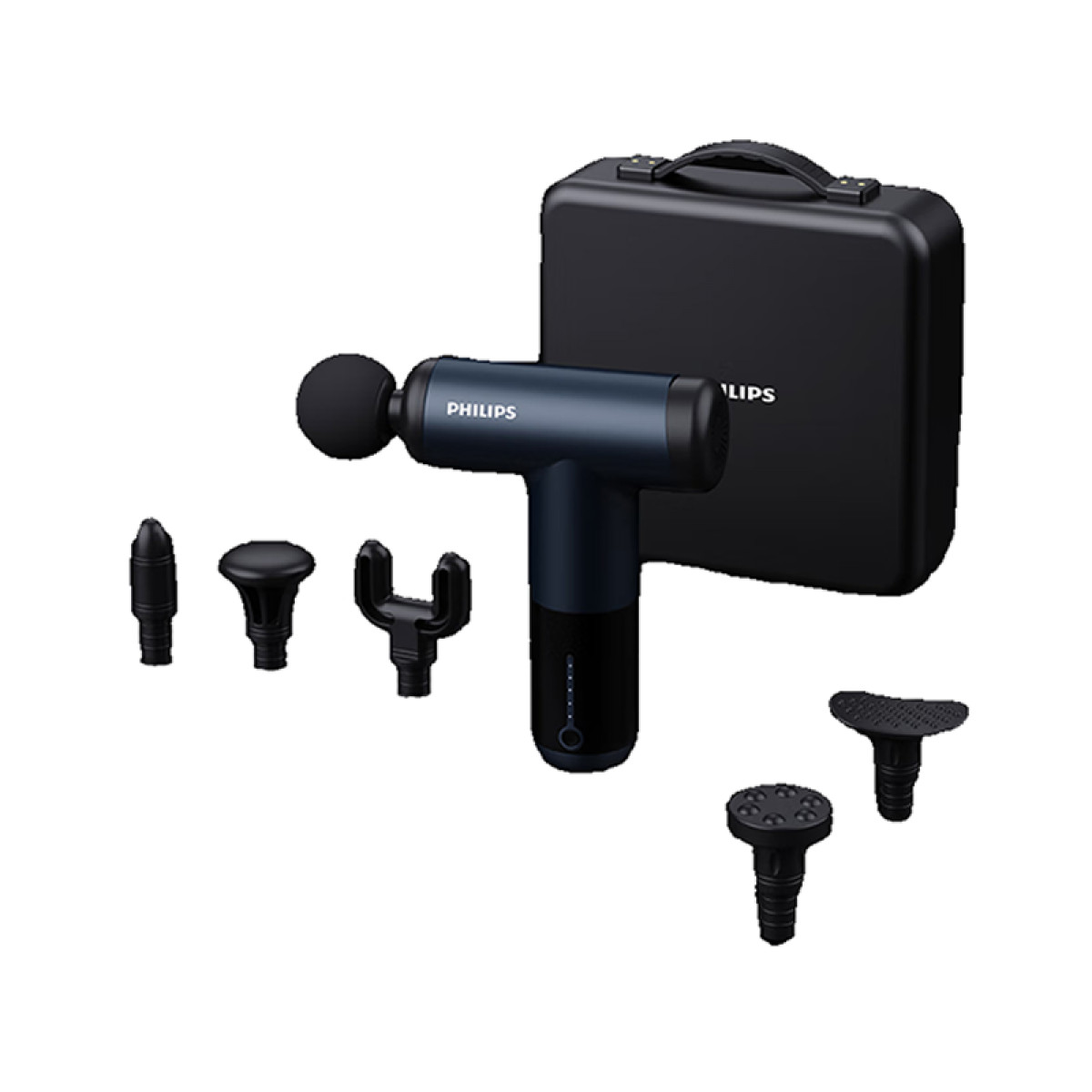 （康恩）飞利浦筋膜枪肌肉按摩器专业肌膜抢电动颈膜枪按摩捶蓝色PPM7304（增配礼盒版）