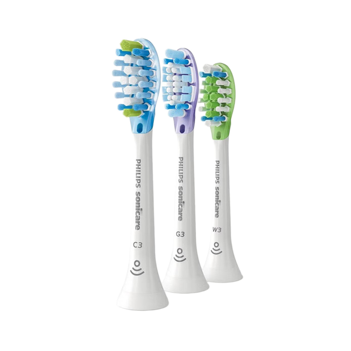 （康恩）飞利浦电动牙刷头适配HX9911 HX3792 HX369722白色3支9053