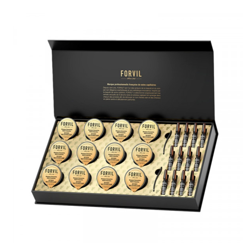 （世星阳光）+温莎森林FORVIL 鱼子酱发膜 18g*12支 修复干枯毛躁烫染受损柔光顺滑免蒸速冲