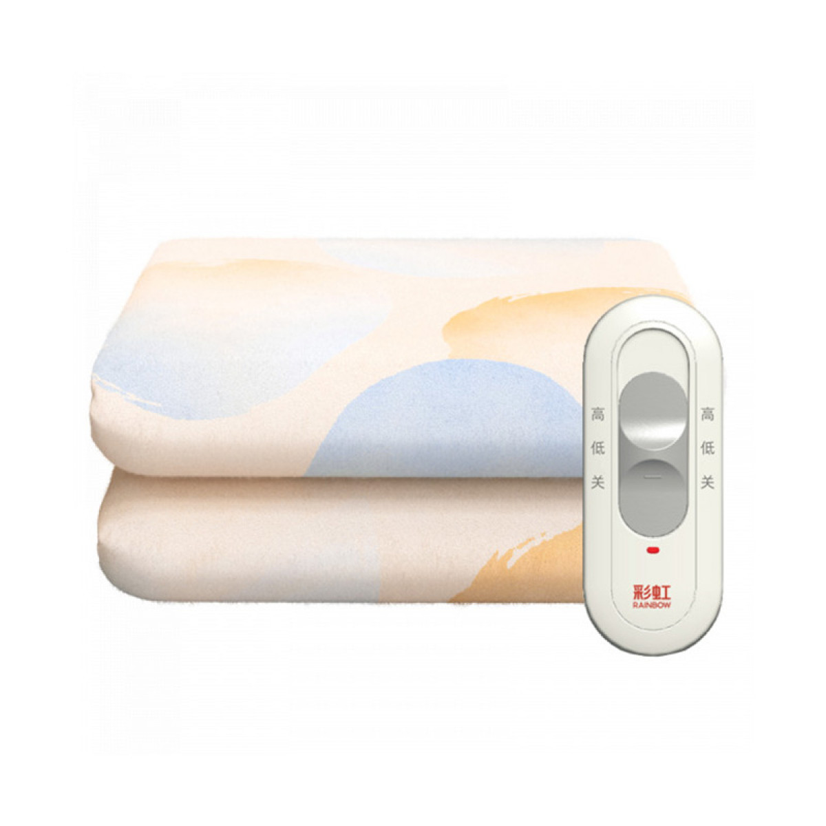 （世星阳光）+彩虹 彩虹全线路安全调温电热毯（单人）印花 T1570 1.5mx0.7m 高温断电保护 舒适亲肤