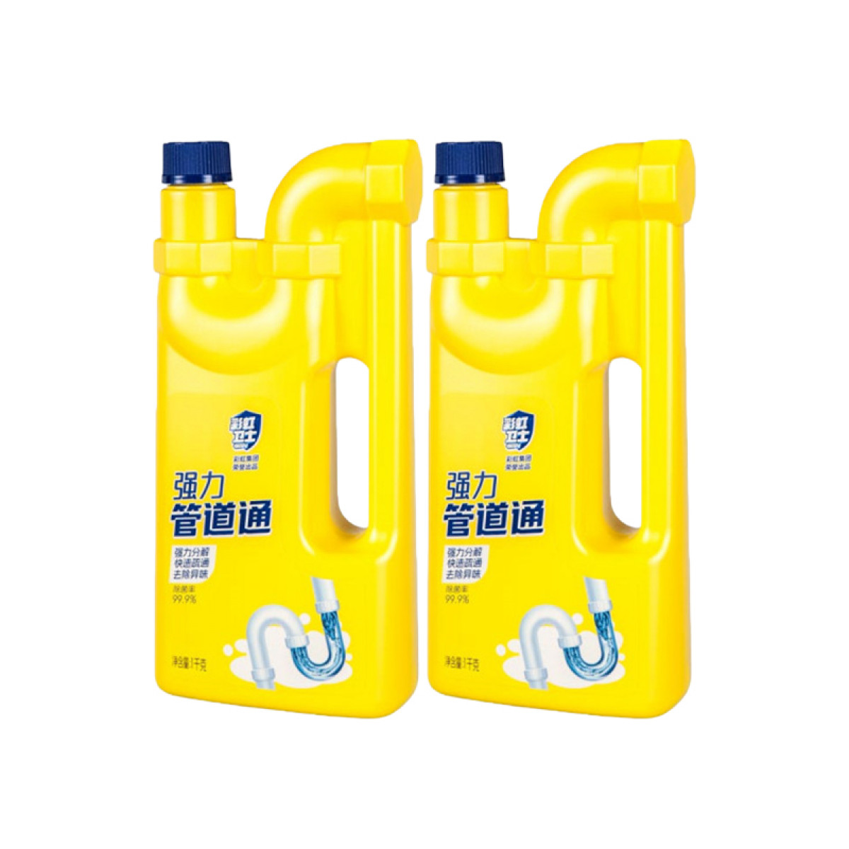 （世星阳光）+彩虹卫士  强力管道通 1000g*2瓶 R6808-2 快速疏通 预防堵塞