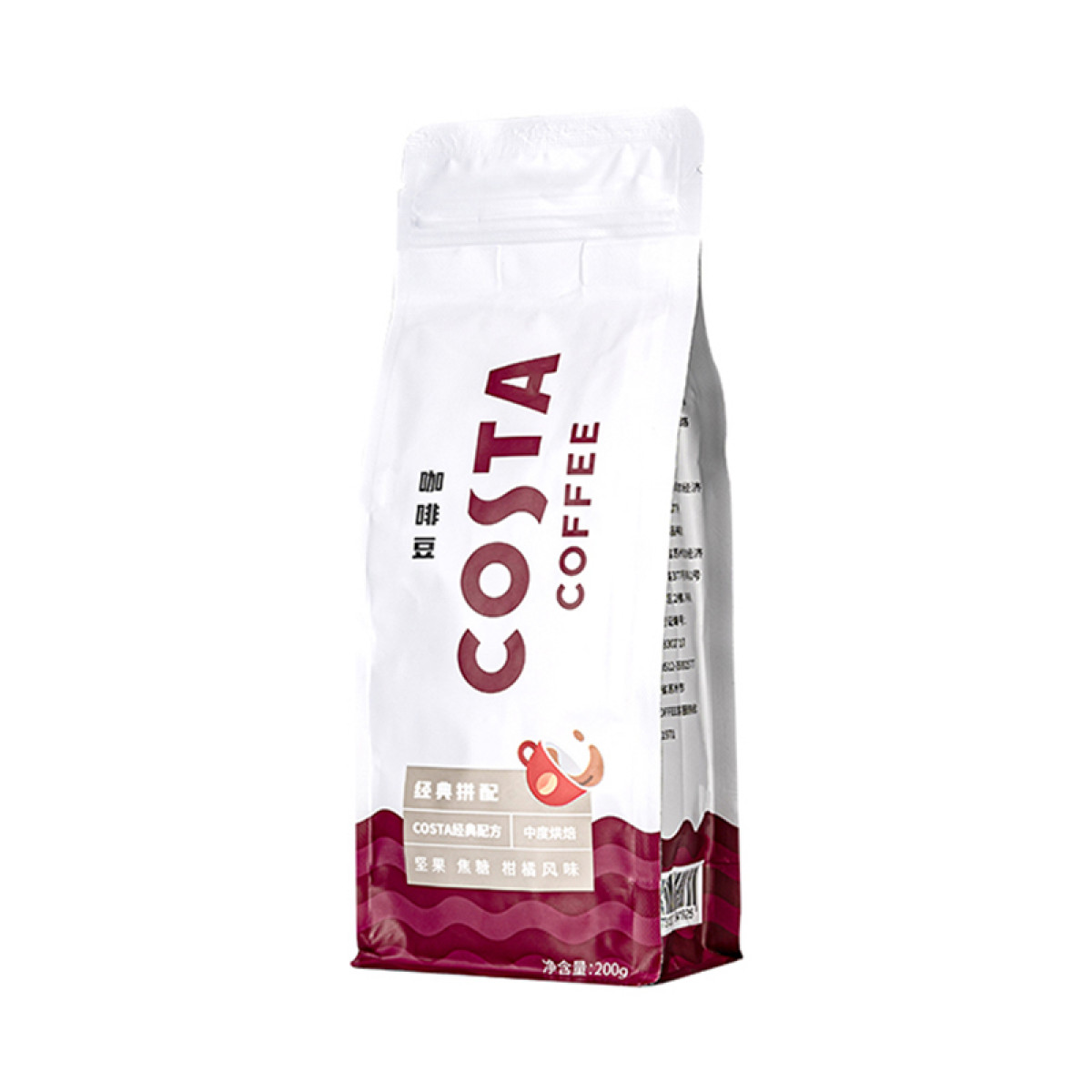 （超运·禾贸）costa 咖啡豆经典拼配200g  经典拼配-中烘-醇苦平衡