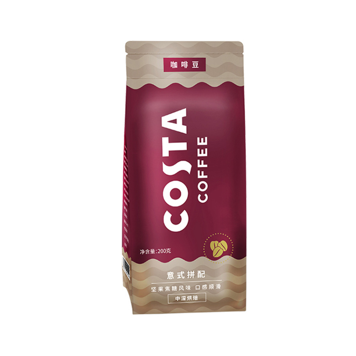 （超运·禾贸）costa 意式拼配单产地咖啡豆200g  意式拼配进口SOE中深烘阿拉比卡豆