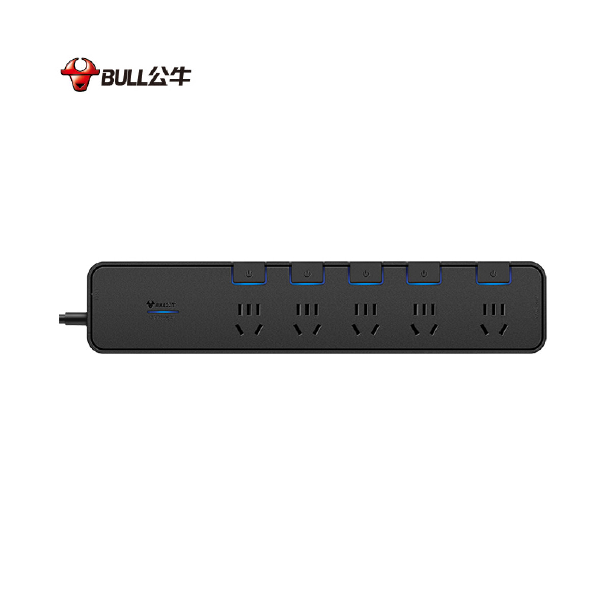 （超运·禾贸）公牛（BULL） 抗电涌抗防浪涌插座H3053 全长3米独立分控开关五位  插线板插排排插接线板