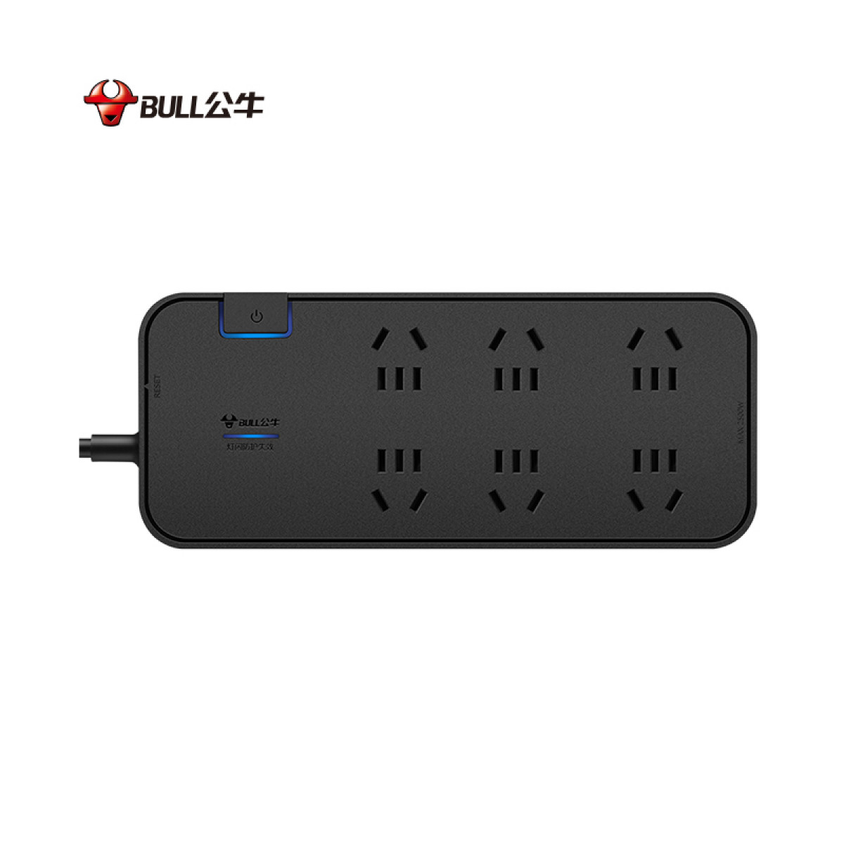 （超运·禾贸）公牛（BULL）抗电涌抗浪涌防雷电竞插座 6位总控全长3米 保护智能电器 GN-H3060   插线板插排排插接线板