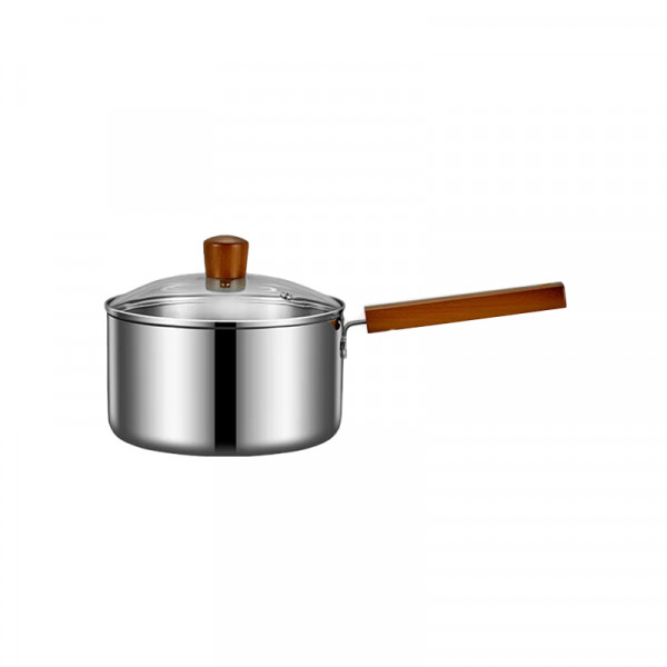 （巨邦佑）BJ+物芯质造赛马Smart 316L多层钢奶锅 带蒸格防烫手柄不锈钢小汤锅易清洗