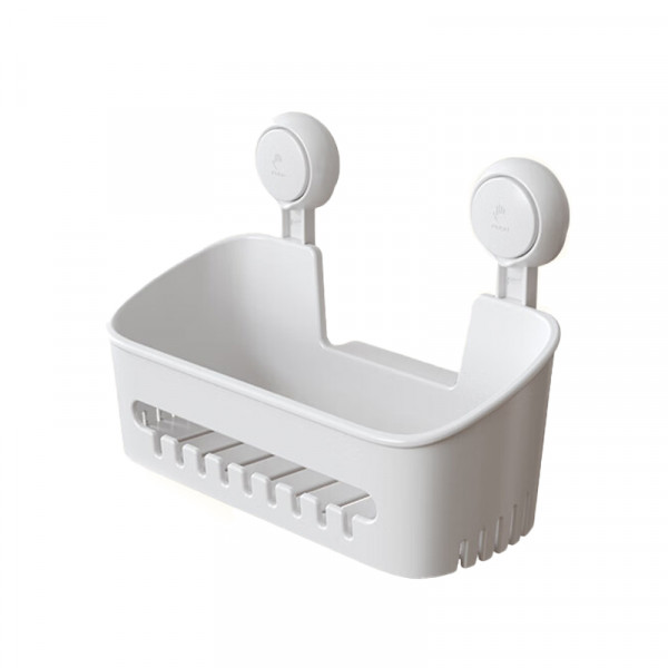 （巨邦佑）BJ+太力NICE系列多功能置物篮 免打孔卫生间置物架壁挂厕所收纳盒