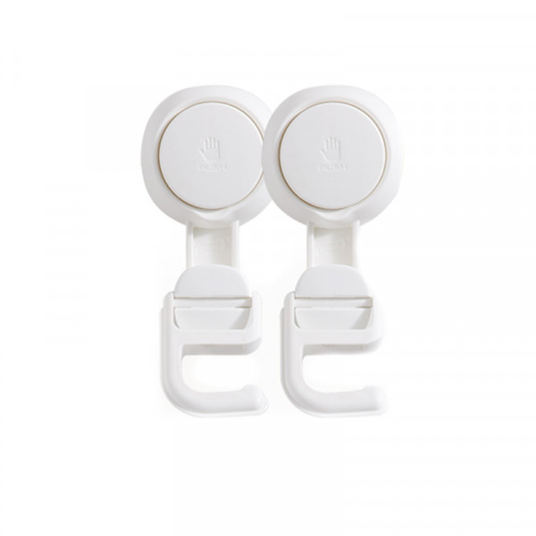 （巨邦佑）BJ+太力多功能吸盘拖把架2个 神器收纳置物架挂架