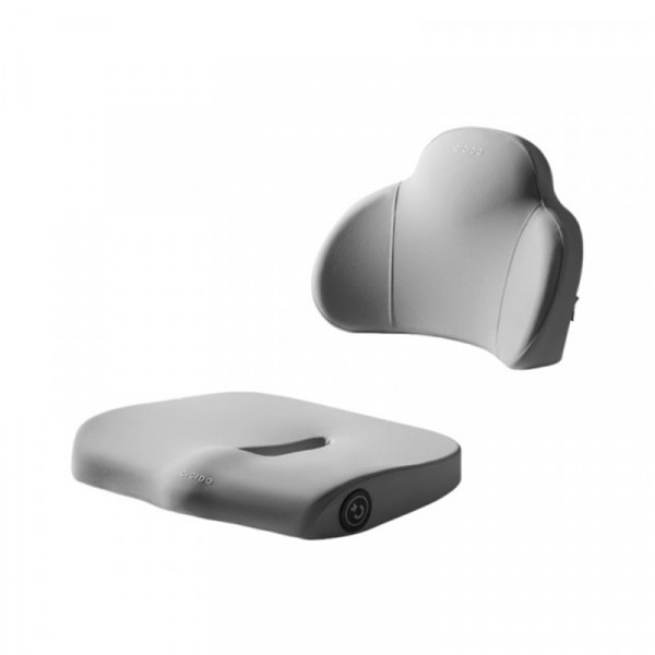 （世星阳光）+CICIDO夕多 腰靠垫坐垫 办公室记忆棉屁垫 久坐痔疮垫 护腰神器学生靠背椅垫 套装