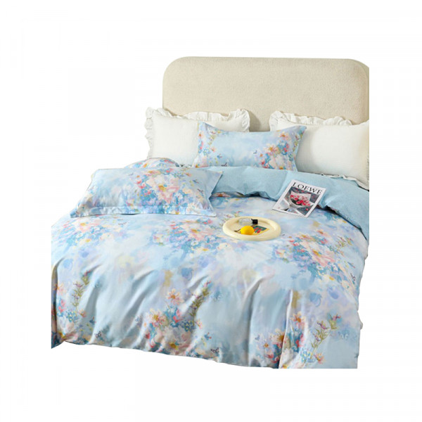 （中合誉品）纺王全棉商务款四件套-雾里寻花200*230cm 商务款四件套