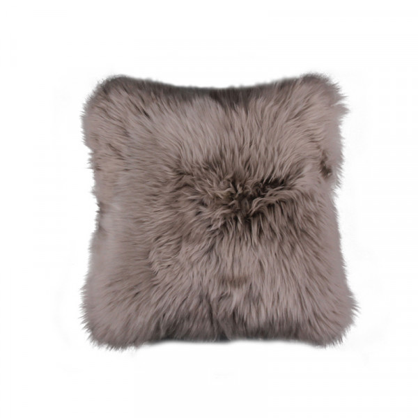 （巨邦佑）BJ+AusGolden 维斯比方格羊毛靠枕套(不带枕芯）45*45cm 面料:100%澳洲羊毛皮 底布麂皮绒 坐垫进口羊毛垫办公室椅垫冬季毛绒皮亲肤柔