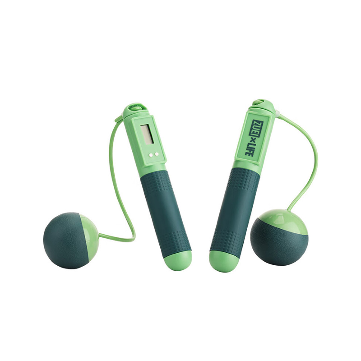 （巨邦佑）BJ+卓一悦圈计数两用跳绳器 ZY-2403S 健身器材精钢轴承不绕绳