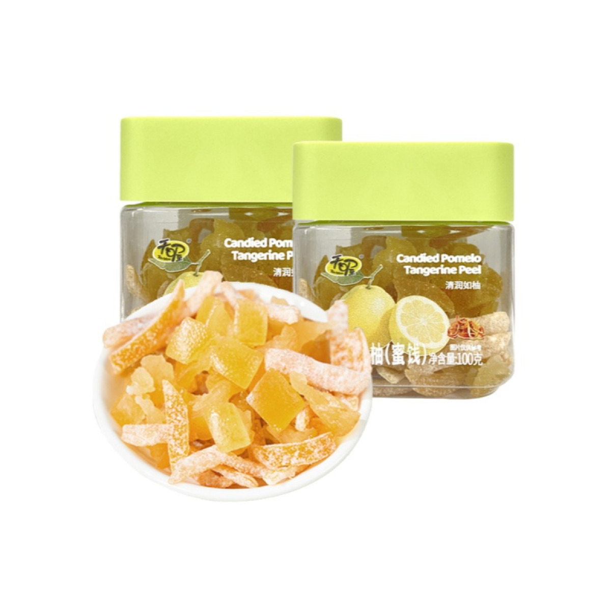 （世星阳光）天喔 陈皮蜜柚100g*2罐  陈皮蜜袖 酸甜交织 清爽不腻 正宗柚子香越嚼越上瘾