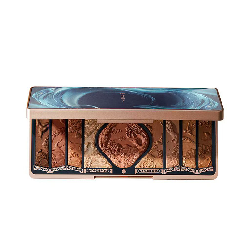 （世星阳光）+花西子 百鸟朝凤浮雕彩妆盘2.0 檀棕朝凤屏 12.8g 多用彩妆盘 显色好晕染 以浮雕工艺  刻画百鸟朝凤  愿卿如凤  有百鸟相拥