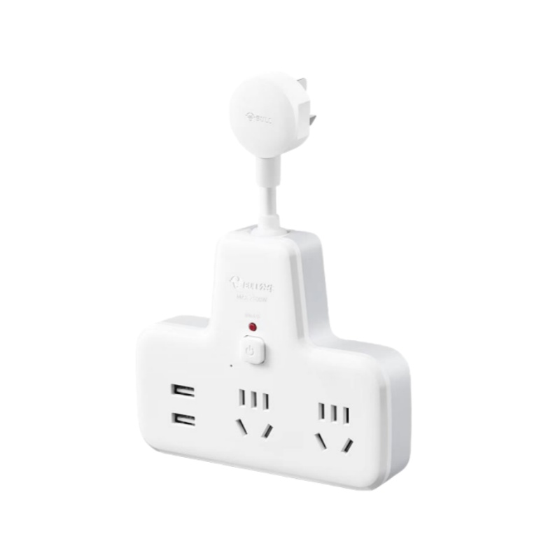 （世星阳光）+公牛 一转多插座 GN-9722Q 柔性可摆动插头灵活取电 短线设计稳固防松脱