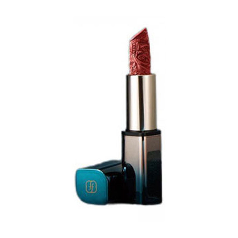 （世星阳光）+花西子 花隐星穹口红 半哑光版 黛色版 M117红鸾绣 3.2g 东方微雕 浮雕工艺 是口红 也是艺术品 唇间锦绣 内外兼修