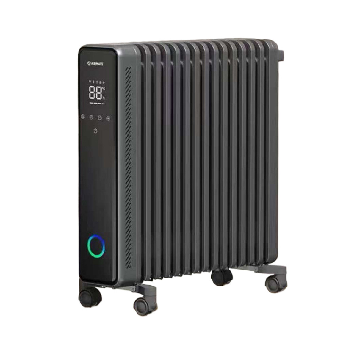 （中百）艾美特（AIRMATE）取暖器HU15-SR2家用15片烤火炉电热油汀节能大面积电暖气