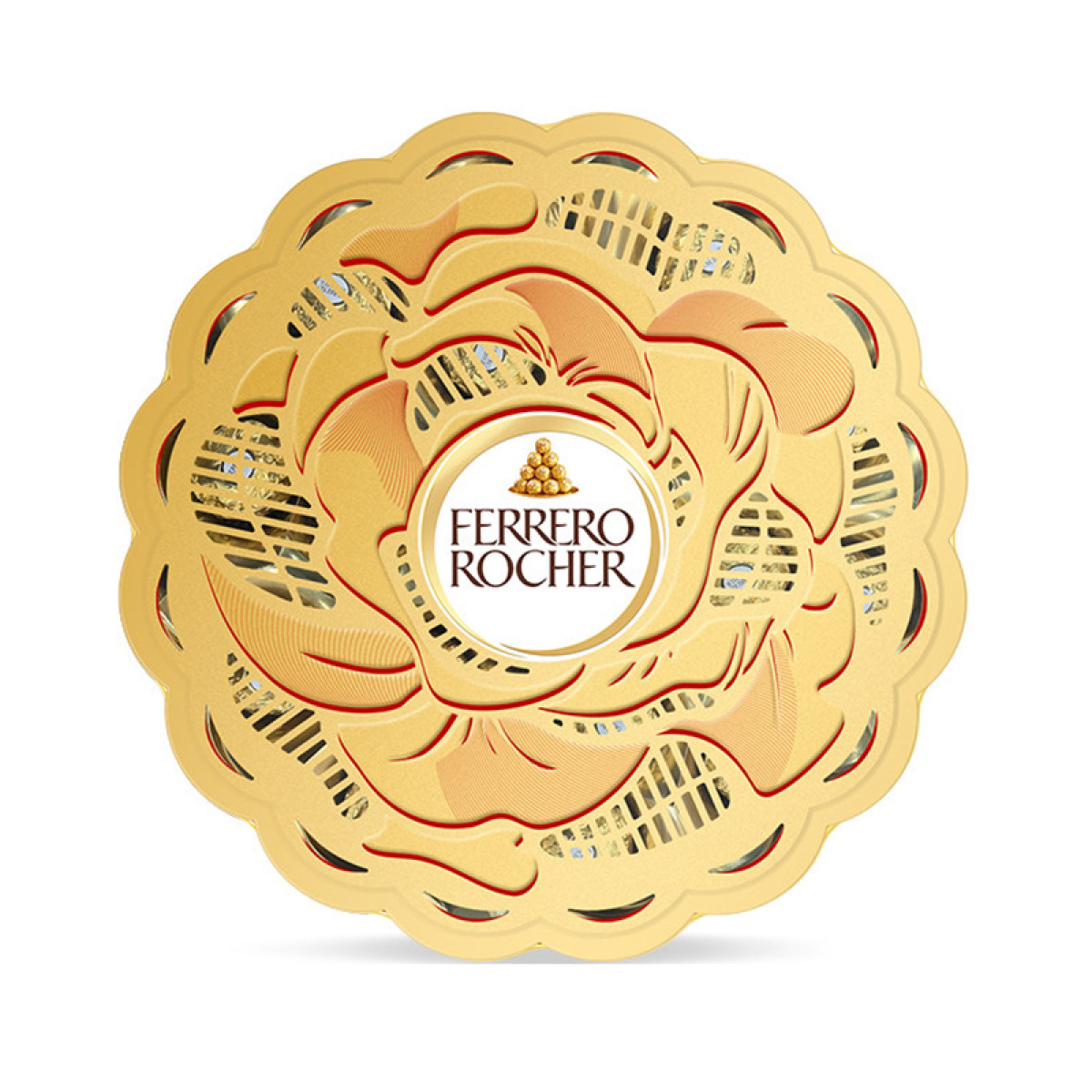 （超运·禾贸）费列罗FERRERO榛果威化巧克力制品T20粒花开富贵250g  巧克力佳节送礼