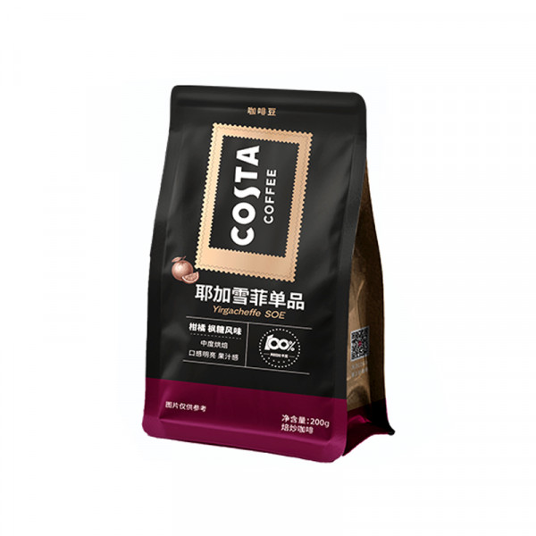 （巨邦佑）BJ+COSTA 耶加雪菲单产地咖啡豆200g 精品中烘手冲美式