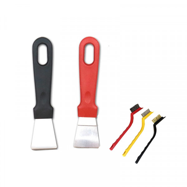 （巨邦佑）BJ+津熙优品（Jxsuperior）厨房灶台清洁5件套 煤气灶清洁刷钢丝刷厨房灶台清洁神器油烟机厨房卫生家政清理工具