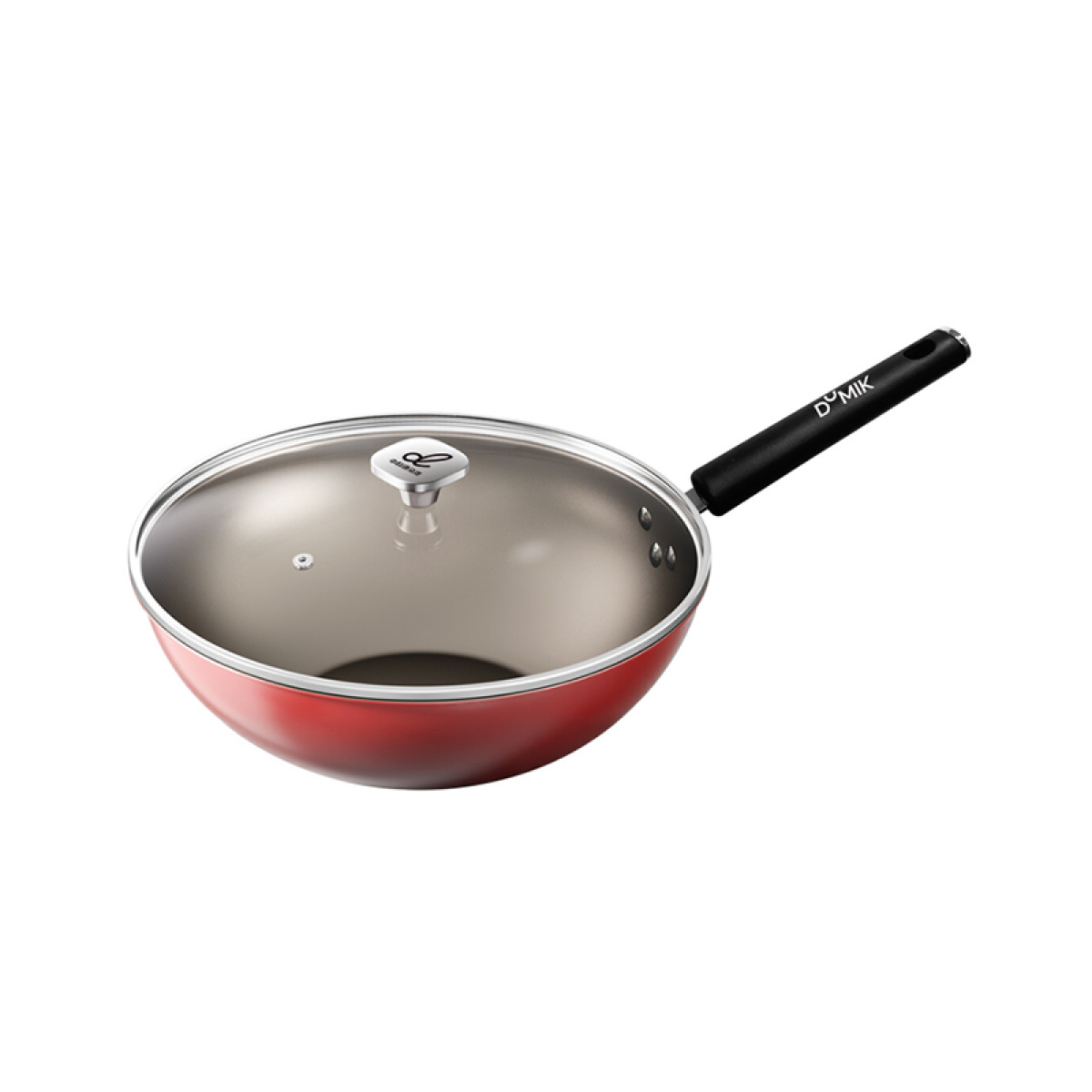 （康恩）DUMIK中科德马克赤釜胜钛不粘炒锅30CM D-CL30S31