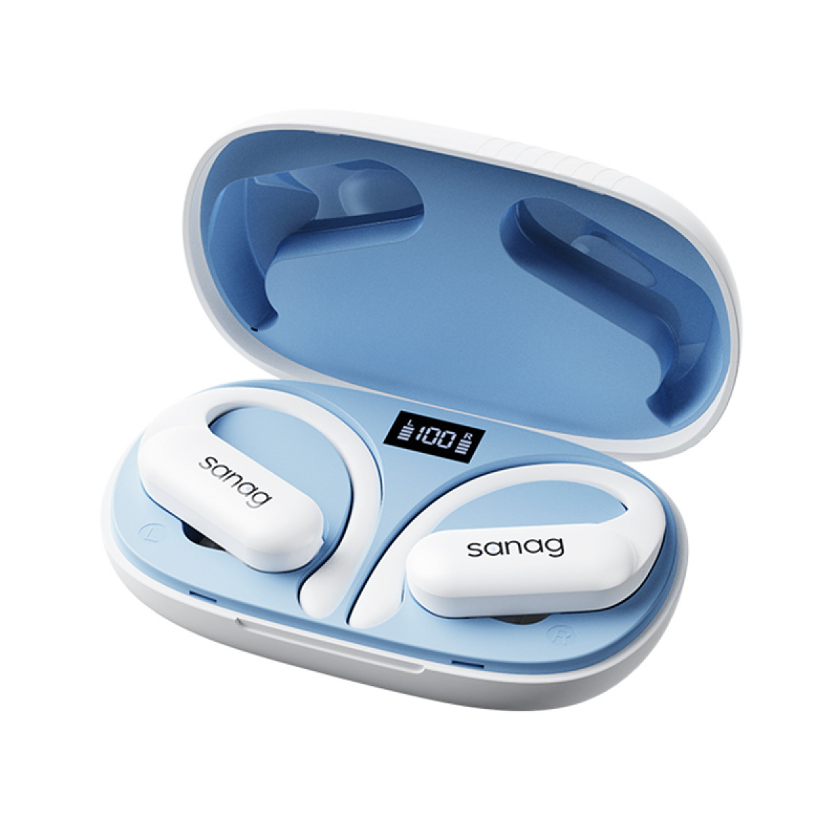 （康恩）Sanag塞那无线挂耳式蓝牙耳机通话降噪运动跑步耳机超长续航Z22SPro